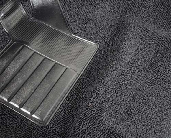 Front Carpet. Black 80/20 Mnl 68-69