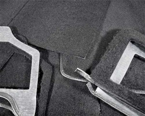 Rear Carpet. Black Pile 80