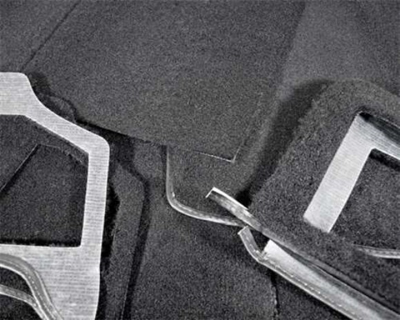 Rear Carpet. Black Pile 80