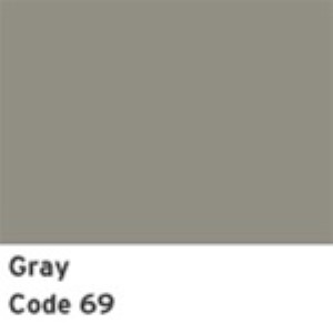Rear Carpet. Gray Poly-Back Coupe 84-87