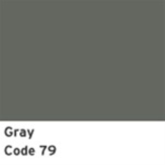 Rear Carpet. Gray Poly-Back Coupe 88-89