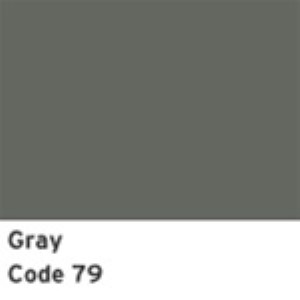 Rear Carpet. Gray Poly-Back Convertible 88-89