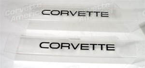 Sill Ease. Clear W/Corvette Logo 90-96