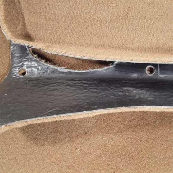 Rear Carpet. Beige Mass-Back Coupe 92-93