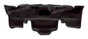 Taillight Panel Covers Convertible 1 piece- Black. 00-04