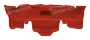Taillight Panel Covers Convertible 1 piece- Torch Red. 00-04