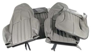 Leather Like Seat Covers. Gray Standard 97-04
