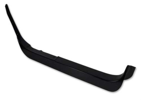 Door Sill. Black RH Coupe 84-87