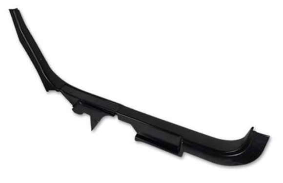 Door Sill. Black LH Coupe 86-87