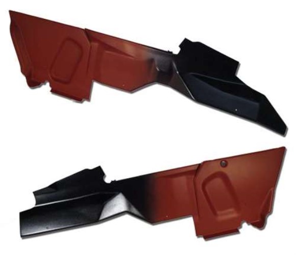 CONSOLE SIDE PANELS. RED 84-85