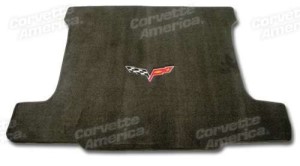 Ebony Cargo Mat with C6 Logo - Coupe 05-13