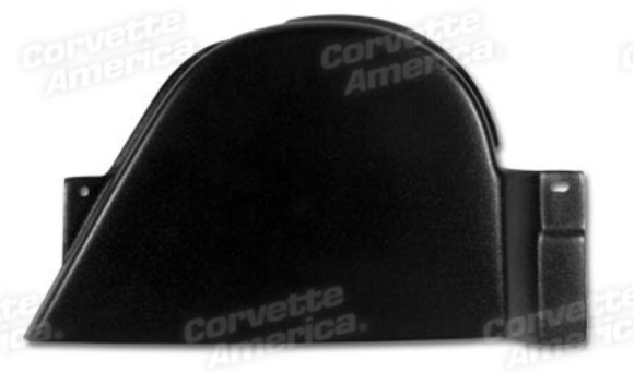 Park Brake Lever Cover. Black 86-87