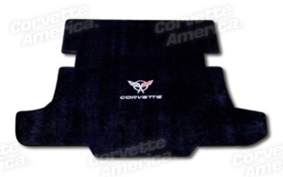 Coupe Cargo Mat. Black W/Silver C5 Logo & Corvette Script 97-04