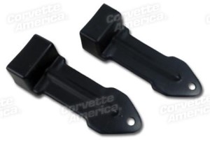 Seat Belt Pockets. Black 65-66