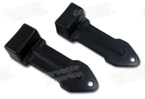 Seat Belt Pockets. Black 65-66