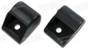 Seat Belt Retractor Covers. Black 66-67