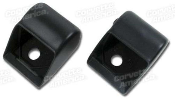 Seat Belt Retractor Covers. Black 66-67