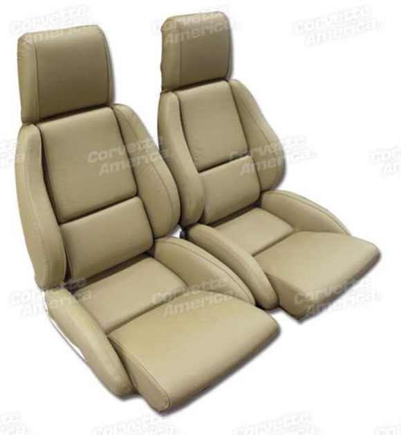 Mounted Leather Seat Covers. Saddle Standard No-Perforations 84-87