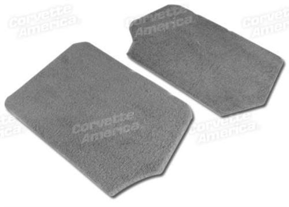 FRONT SPEAKER COVER CARPETS. GRAY PILE 92-93