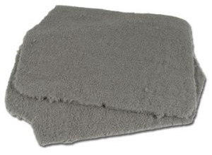 FRONT SPEAKER COVER CARPETS. GRAY TRU-VET 94-96
