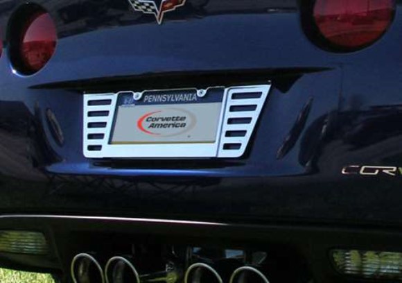 C6 Rear License Plate Frame 05-13