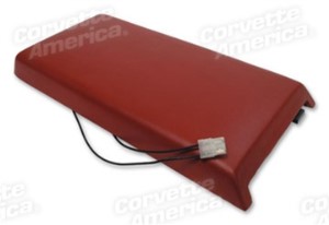Console Door with Light - Red 86-89
