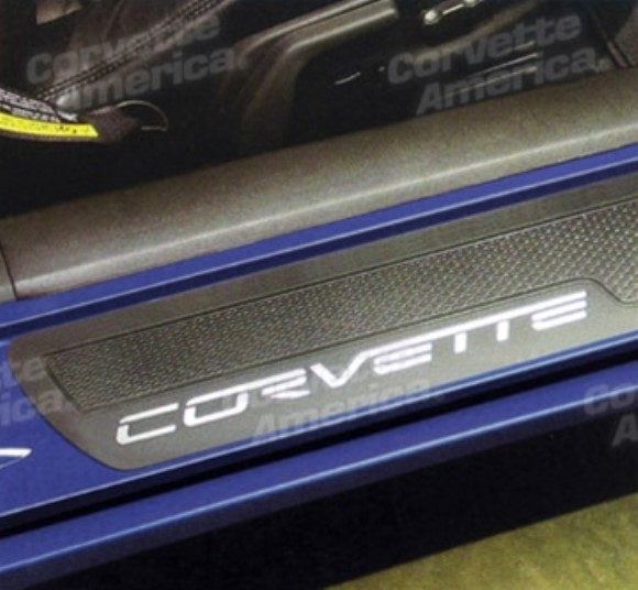 Sill Protector. Right Hand With C6 Logo 05-13