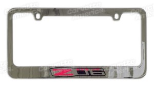 License Frame - Chrome with C6 Z06 505hp Logo 05-13