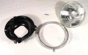 Headlight Capsule. Inner LH 79-82