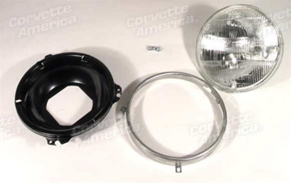 Headlight Capsule. Inner LH 79-82