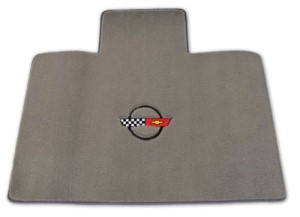 Cargo Mat. Velourtex Grey W/C4 Black Convertible 84-90