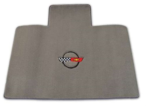 Cargo Mat. Velourtex Grey W/C4 Black Convertible 84-90