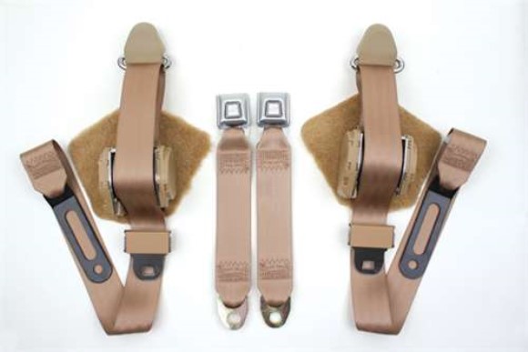 Saddle Lap & Shoulder Seat Belts - Single Retractor 84-87