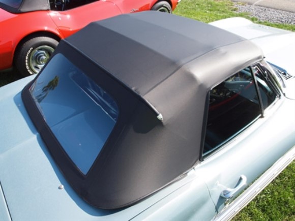 Convertible Top. Black Original Reproduction 63-67