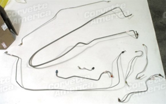 Brake Line Set. W/O Power Brake 69