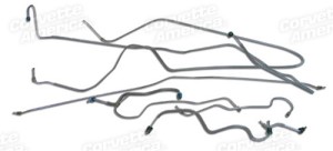 Brake Line Set. W/Power Brake 70-73