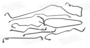 Brake Line Set. W/Power Brake 75-82