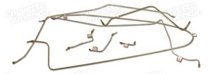Brake Line Set. W/O Power Brake 63-64