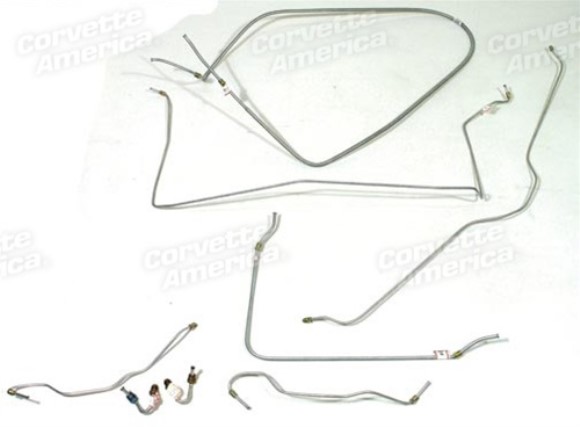 Brake Line Set. W/O Power Brake 67