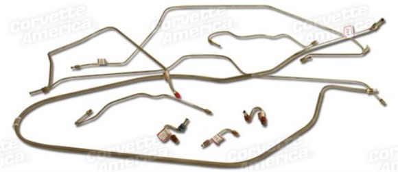 Brake Line Set. W/Power Brake 67