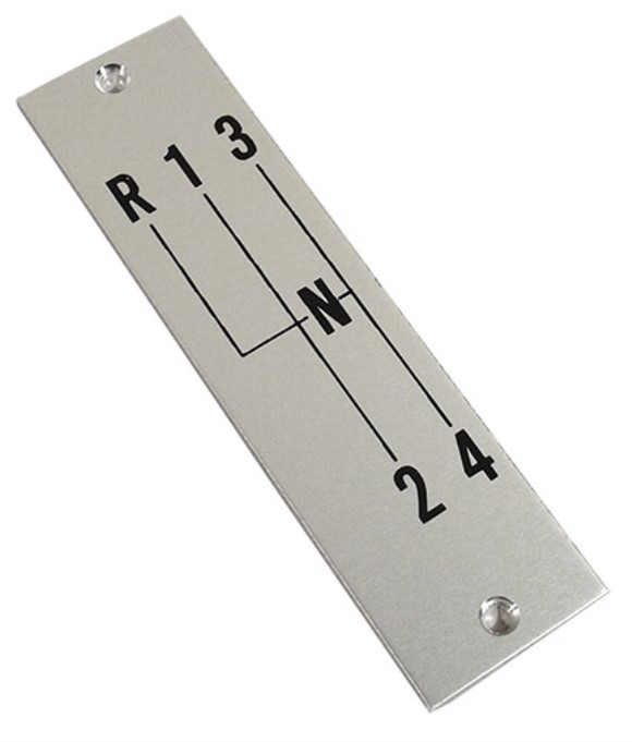 4 Speed Shift Indicator Plate 57-58