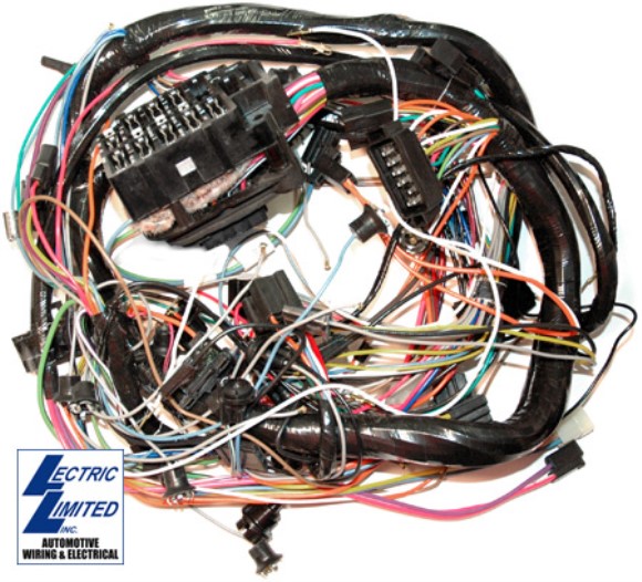 Harness. Dash W/Seat Belt Interlock W/O Air Conditioning 74