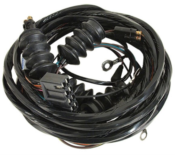 Harness. Rear W/O Back Up Lamps - Convertible Or 36 Gallon Coupe 64