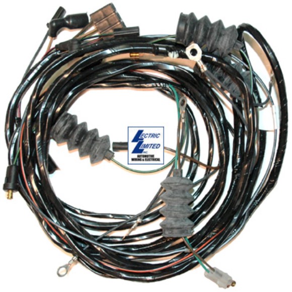 Harness. Rear W/Back Up Lamps - Convertible Or 36 Gallon Coupe 64