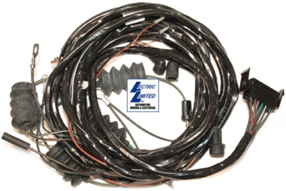 Harness. Rear W/Back Up Lamps - Convertible Or 36 Coupe 65