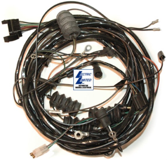 Harness. Rear W/Back Up Lamps - Coupe 65