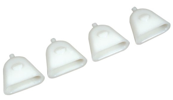 T-Top Alignment Housing Bushing - White 4pc Set 68-82