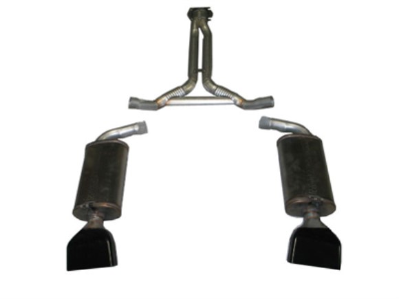 Exhaust System Cat Back W/LT1 Tip Magnaflow Mufflers 84-85