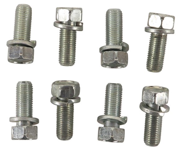 Rear Spring Front Hanger Bracket Bolt Set. 58-62