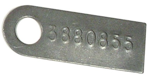 Transmission Tag. 3880855 4 Speed M21 Close Ratio 66